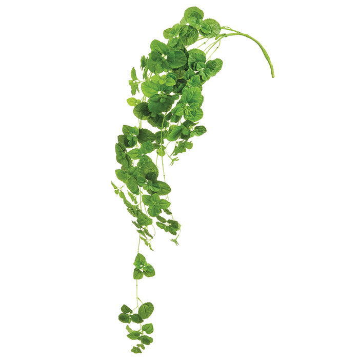 49" Hanging Mint Leaf Herb Silk Stem -2 Tone Green (pack of 6) - PSM633-GR/TT