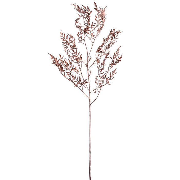 42.5" Artificial Dried-Look Nandina Leaf Stem -Beige/Toffee (pack of 12) - PSN006-BE/TV
