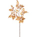 44" Silk Nandina Leaf Stem -Brown/Mustard (pack of 12) - PSN271-BR/MD