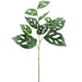 26" Real Touch Split Leaf Philodendron Monstera Silk Leaf Stem -Green (Pack of 12) - PSP005-GR