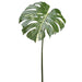 23.5" Silk Monstera Split Philodendron Leaf Stem -2 Tone Green (pack of 12) - PSP021-GR/TT