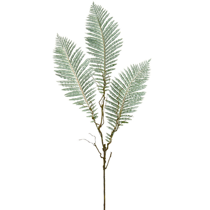 50" Cycas Palm Leaf Silk Stem -Green/Gray (Pack of 12) - PSP030-GR/GY