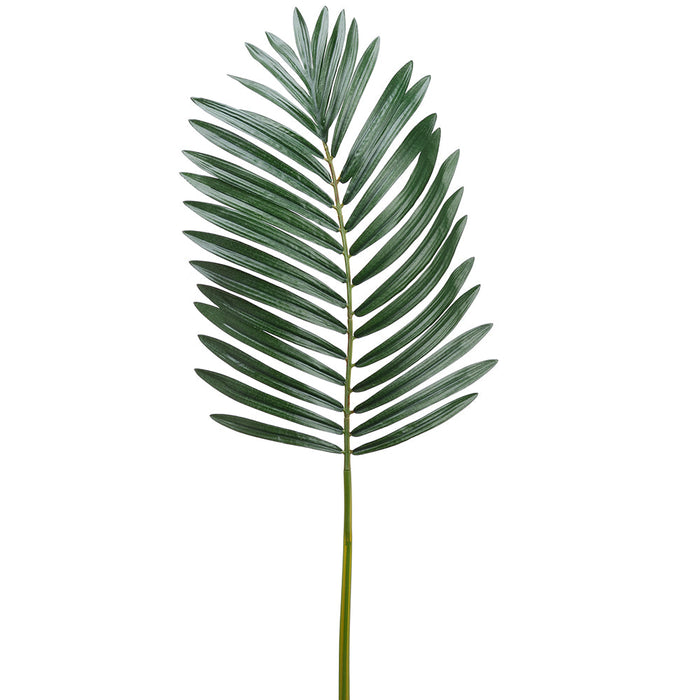32" Silk Palm Leaf Stem -Green (Pack of 12) - PSP034-GR