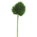 37" Soft Touch Silk Fan Palm Leaf Stem -Green (pack of 12) - PSP041-GR