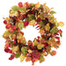 23" Mixed Fall Leaf & Pinecone Artificial Wreath -Fall (Pack of 4) - PSP063-FA