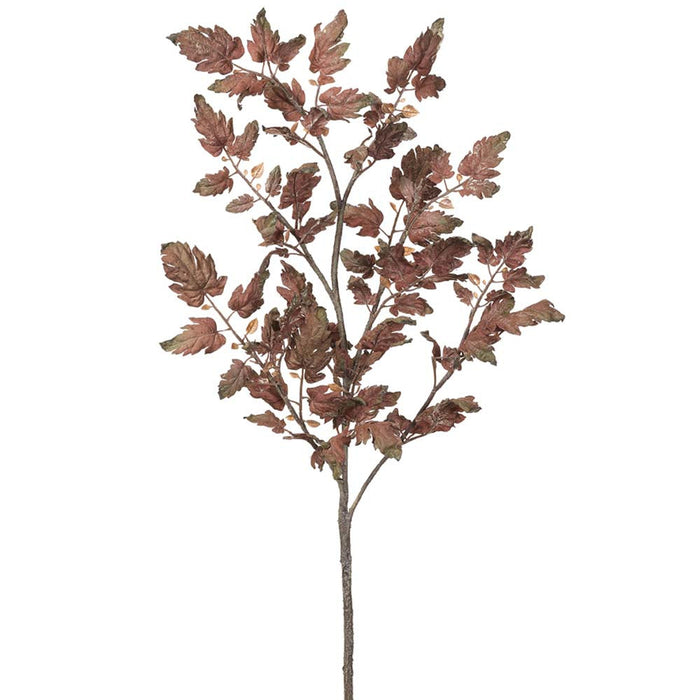 46" Silk Perilla Frutescens Leaf Stem -Brown (pack of 12) - PSP461-BR