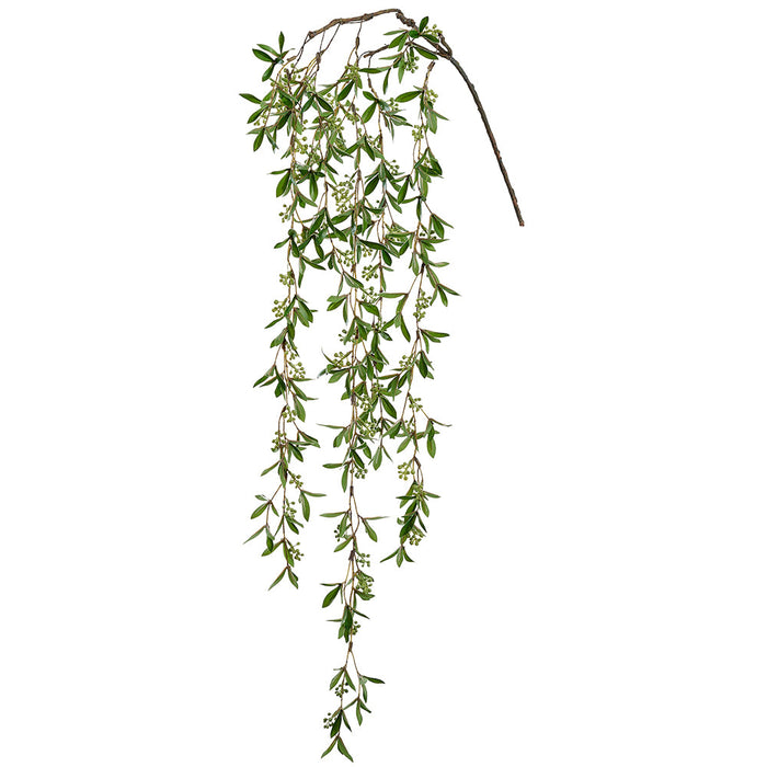43" Hanging Privet Leaf Silk Stem -Green (Pack of 12) - PSP576-GR