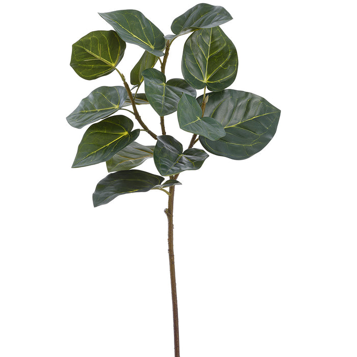 philodendron tt 29" Philodendron Melano Leaf Silk Stem -2 Tone Green (Pack of 12)
