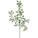 36" Outdoor UV-Resistant Artificial Ruscus Leaf Stem -Green (Pack of 12) - PSR021-GR