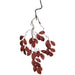 40" Hanging Artificial Salal Leaf Stem -Burgundy (Pack of 12) - PSS006-BU