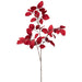 39" Artificial Velvet Beech Leaf Stem -Red (Pack of 12) - PSS030-RE