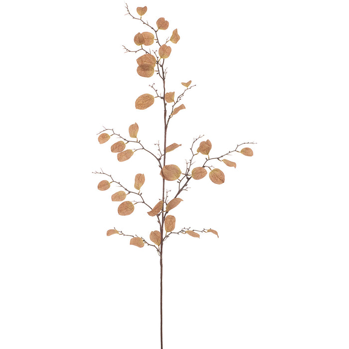 56" Hanging Artificial Smilax Leaf Stem -Brown (Pack of 12) - PSS644-BR