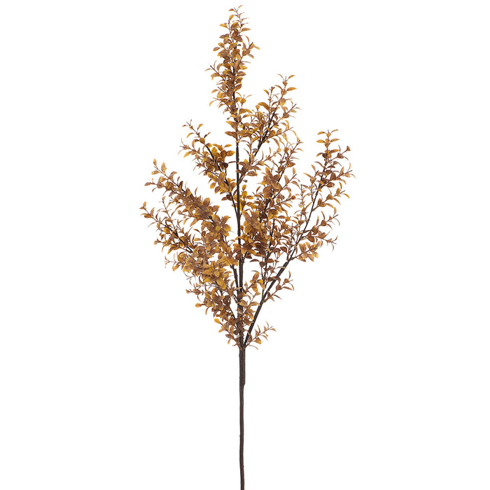 48" Hanging Artificial Tea Leaf Stem -Brown/Tan (Pack of 6) - PST147-BR/TN