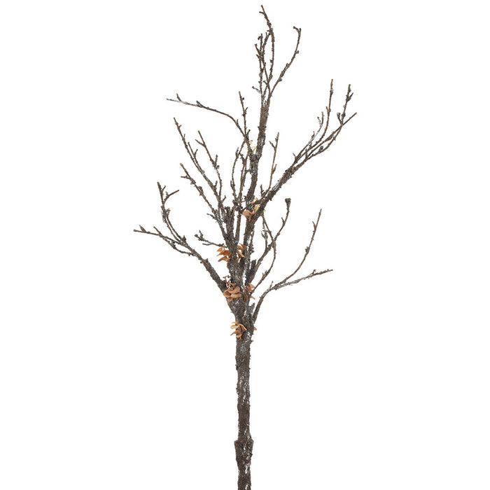 42" Plastic Mushroom Artificial Twig Branch Stem -Brown (Pack of 4) - PST334-BR