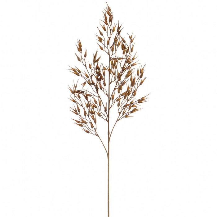 36" Artificial Plastic Wheat Grass Stem -Brown (Pack of 12) - PSW140-BR