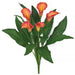 18" Outdoor UV-Resistant IFR Artificial Calla Lily Flower Bush -Mauve/Pink (Pack of 6) - PUR-1241