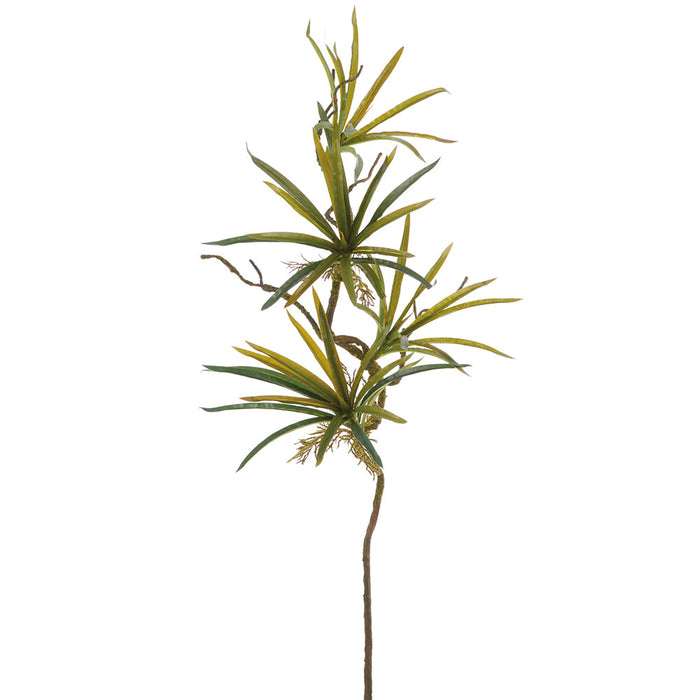 42" Hanging Dracaena Leaf Silk Stem Vine -Green (Pack of 6) - PVD001-GR