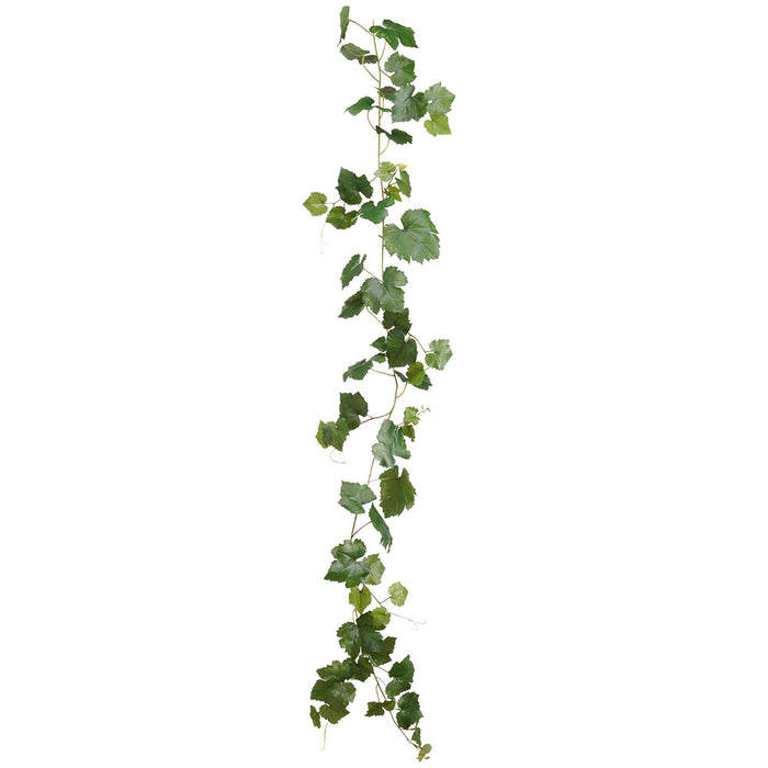 6'1" Grape Ivy Vine Silk Garland -Green (pack of 6) - PVI335-GR