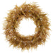 26" Artificial Fern Leaf Wreath -Mustard/Brown (Pack of 2) - PWA004-MD/BR