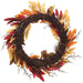 24" Bay Leaf Silk Hanging Wreath -Fall (pack of 2) - PWB090-FA