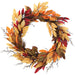 24" Bay Leaf Silk Hanging Wreath -Fall (pack of 2) - PWB090-FA