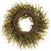 34" Mini Boxwood Artificial Wreath -Green/Brown (Pack of 4) - PWB484-GR/BR