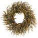 34" Mini Boxwood Artificial Wreath -Green/Brown (Pack of 4) - PWB484-GR/BR