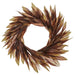 28" Faux Corn Husk Artificial Hanging Wreath -Green/Brown (pack of 4) - PWC427-GR/BR