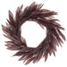 28" Faux Corn Husk Artificial Hanging Wreath -Plum/Brown (pack of 4) - PWC428-PL/BR