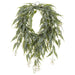 27" Seeded Eucalyptus Leaf Artificial Wreath -Green - PWE202-GR