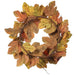 28" Silk Fig Leaf Wreath -Mustard (Pack of 2) - PWF277-BU/MD