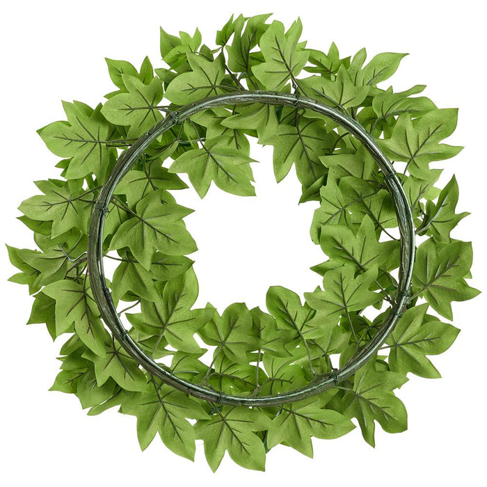 20" Grape Ivy Leaf Silk Wreath -Green (Pack of 3) - PWI100-GR