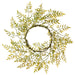 23" Silk Mini Leaf Hanging Wreath -Green (pack of 12) - PWL030-GR