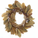 28" Artificial Magnolia Leaf Wreath -Brown/Green (Pack of 2) - PWM013-BR/GR