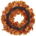 21.5" Maple Leaf Artificial Wreath -Brown (Pack of 6) - PWM091-BR