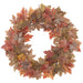 24" Maple Leaf Silk Wreath -Rust/Green (Pack of 2) - PWM334-RU/GR