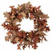 30" Artificial Oak Leaf Wreath -2 Tone Brown (Pack of 2) - PWO005-BR/TT