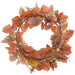 24" Oak Leaf Silk Wreath -Burgundy/Brown (Pack of 2) - PWO330-BU/BR