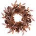 22" Artificial Pinecone, Magnolia & Bay Leaf Wreath -Brown/Green (Pack of 4) - PWP002-BR/GR