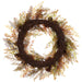 24" Pinecone & Thistle Artificial Wreath -Brown/Green (Pack of 4) - PWP207-BR/GR