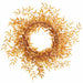 28" Artificial Italian Ruscys Leaf Wreath -Mustard - PWR522-MD
