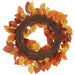 24" Salal Leaf Silk Wreath -2 Tone Brown (Pack of 6) - PWS443-BR/TT