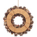 13.25" Artificial Acorn, Berry & Fall Leaf Wreath -Fall (Pack of 6) - PWX851-FA