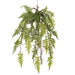 36" Artificial Hanging Fern Plant Decor -Green (pack of 4) - PZF101-GR