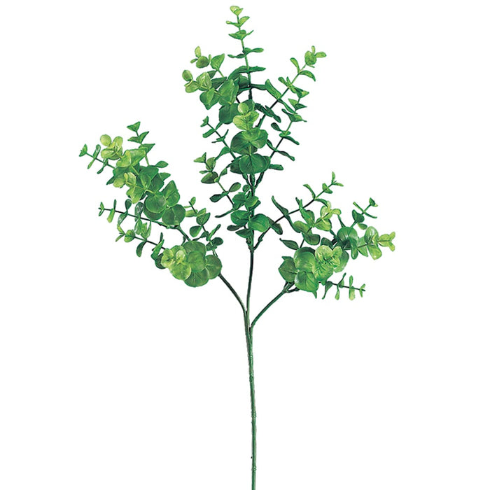 24" Silk Mini Eucalyptus Stem -Green (pack of 24) - QPE044-GR