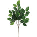 37" Silk Banyan Leaf Stem -2 Tone Green (pack of 12) - QSB735-GR/TT