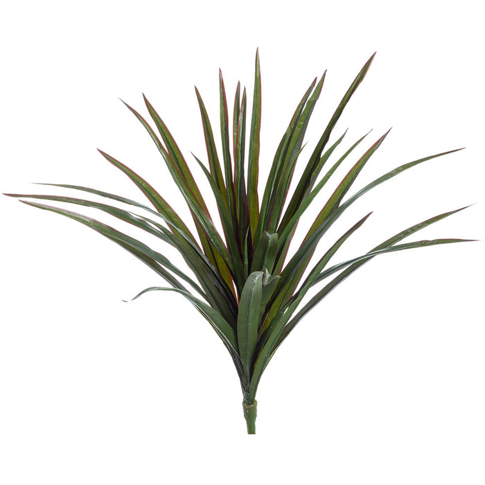 23" Yucca Artificial Plant -Green/Burgundy (Pack of 6) - QY8984-GR/BU
