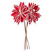 21.5" Candy Cane Artificial Poinsettia Flower Stem -Red/White (Pack of 12) - RG231903