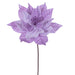 21.5"Hx12"W Artificial Poinsettia Flower Stem -Lavender (Pack of 12) - RG232786