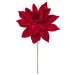 21.5"Hx18"W Artificial Poinsettia Flower Stem -Red (Pack of 6) - RG233103